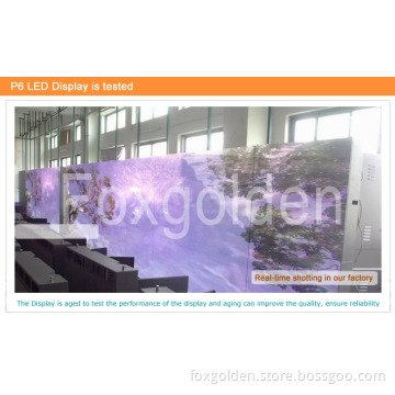 Waterproof P6 Advertising Full Color Indoor LED Display Screen